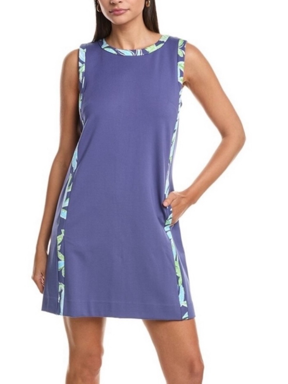 Lilly Pulitzer Sapphire Pool Purple Shift Dress Sz Medium